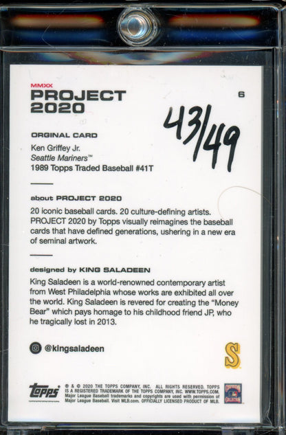 2020 Topps Project 2020 Ken Griffey Jr King Saladeen /49