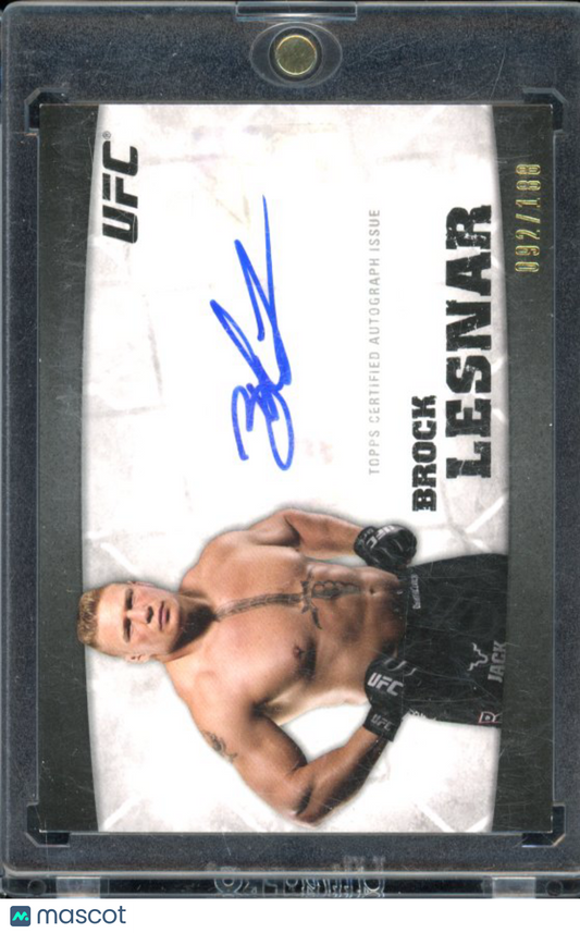 2010 Topps UFC Knockout Brock Lesnar Auto /188