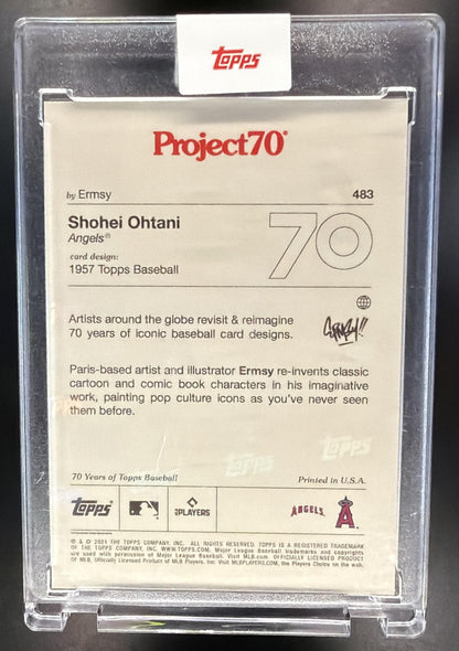 2021 Topps Project70 Shohei Ohtani #483 Super Ohtani