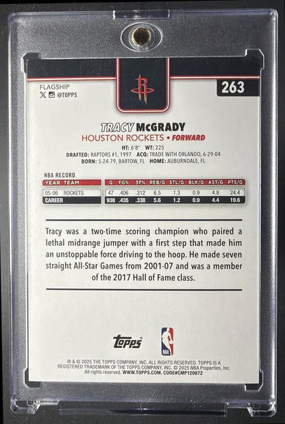 2025-26 Topps Tracy McGrady #263 Black Diamante 2/10
