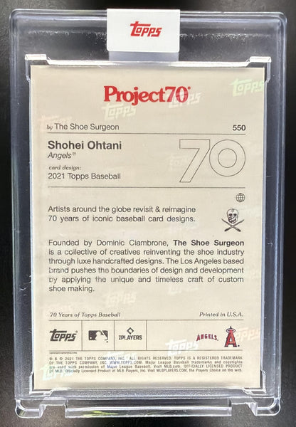 2021 Topps Project70 Shohei Ohtani #550