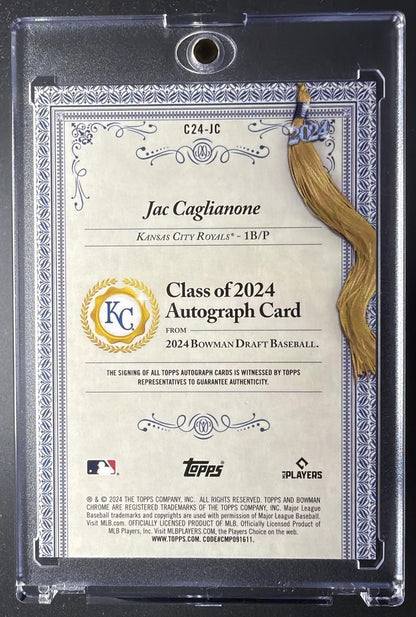 2024 Bowman Draft Jac Caglianone #C24-JC Class of Auto 167/250