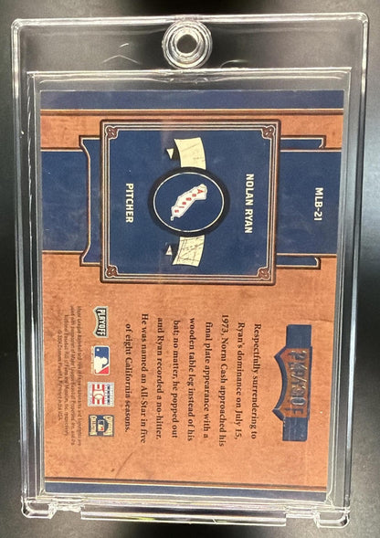 2004 Playoff Prime Cuts II Nolan Ryan #MLB-21 MLB Icons Auto /30