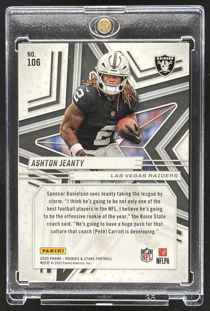 2025 Panini Rookies & Stars Ashton Jeanty #106 RC Auto