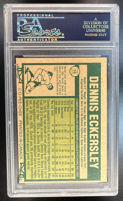 1997 O-PEE-CHEE Dennis Eckersley #15 PSA 7