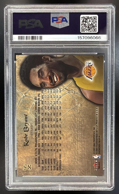 2000-01 Fleer Showcase Kobe Bryant #85 PSA 7