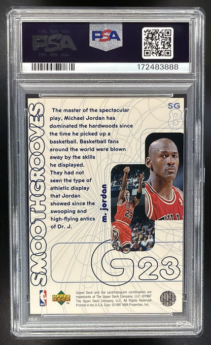 1996-97 Upper Deck Michael Jordan #SG8 Smooth Grooves PSA 5