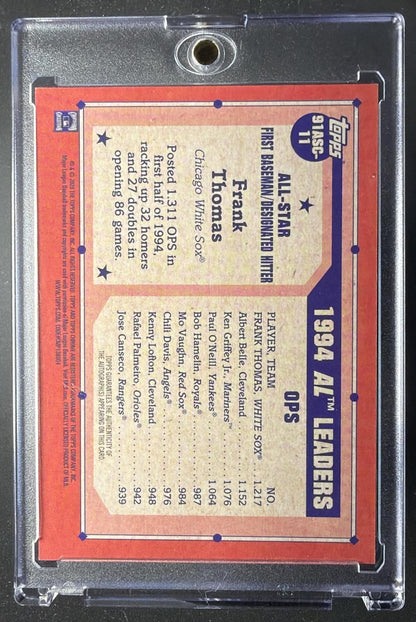 2025 Topps Frank Thomas #90CAS-FTH 1990 Baseball Chrome Auto Gold /50