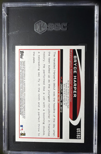 2012 Topps Update Bryce Harper #US183 RC SGC 10