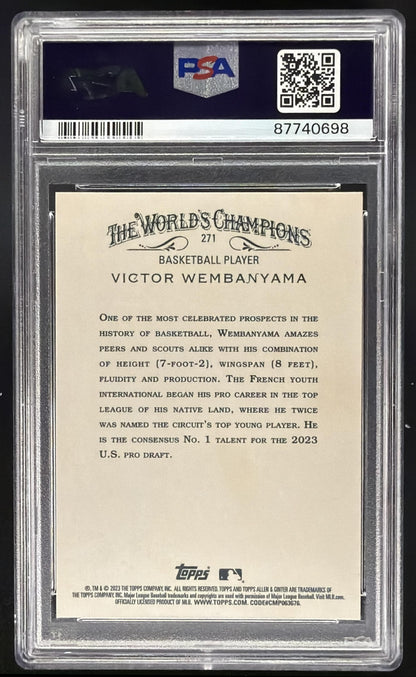 2023 Topps Allen & Ginter Victor Wembanyama #271 PSA 10