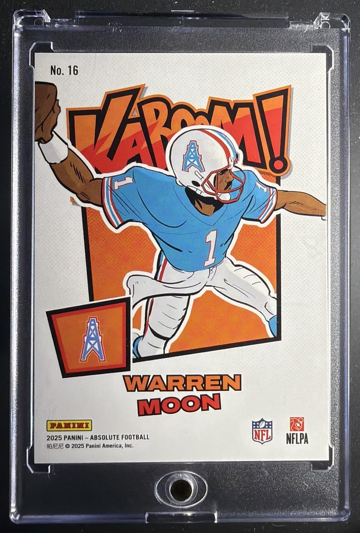 2025 Panini Absolute Warren Moon #16 Kaboom SSP Horizontal