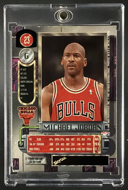 1997-98 Skybox Metal Universe Michael Jordan #23 LOOK