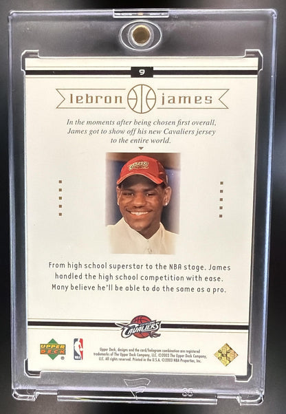 2003-04 Upper Deck LeBron James Box Set #9 RC