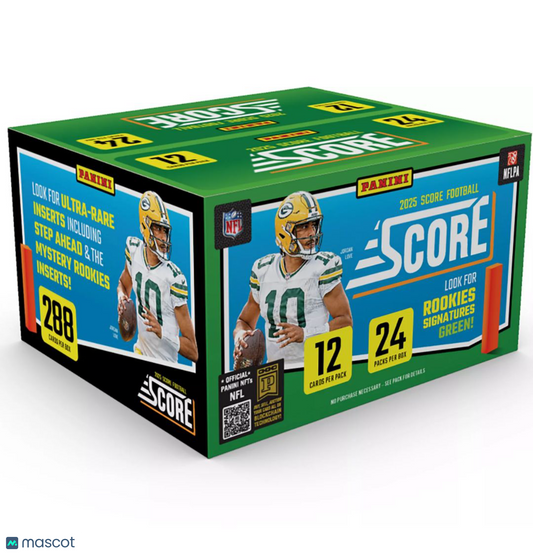 2025 Panini Score Football NFL Retail Box