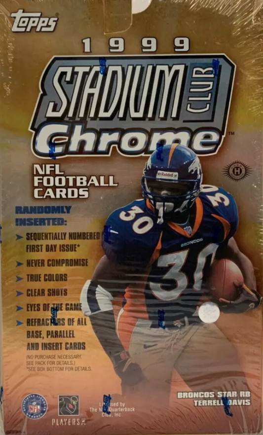 1999 Topps Stadium Club Chrome Football Hobby Box