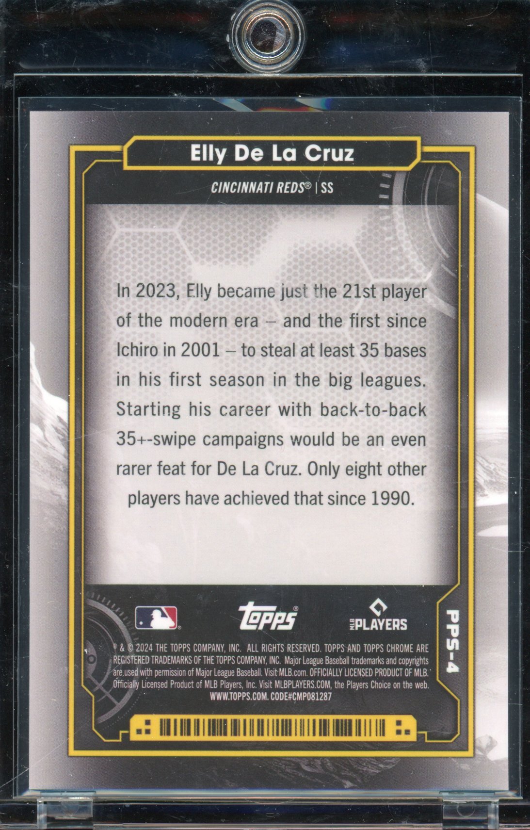 2024 Topps Chrome Cosmic Elly De La Cruz The Sun