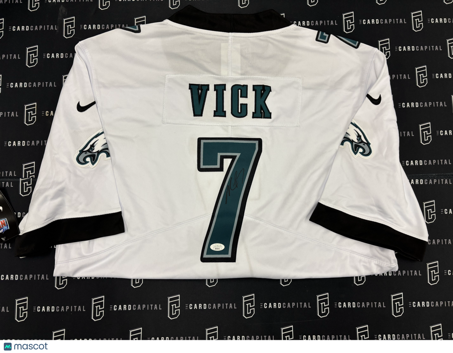 MIchael Vick Signed Jersey Eagles White JSA