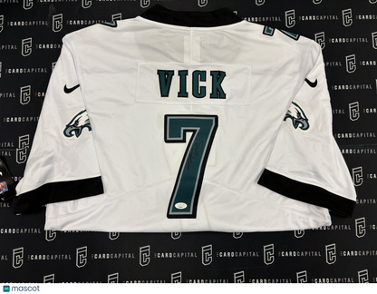 MIchael Vick Signed Jersey Eagles White JSA