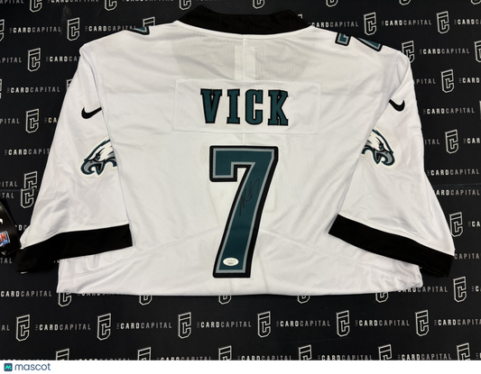 MIchael Vick Signed Jersey Eagles White JSA