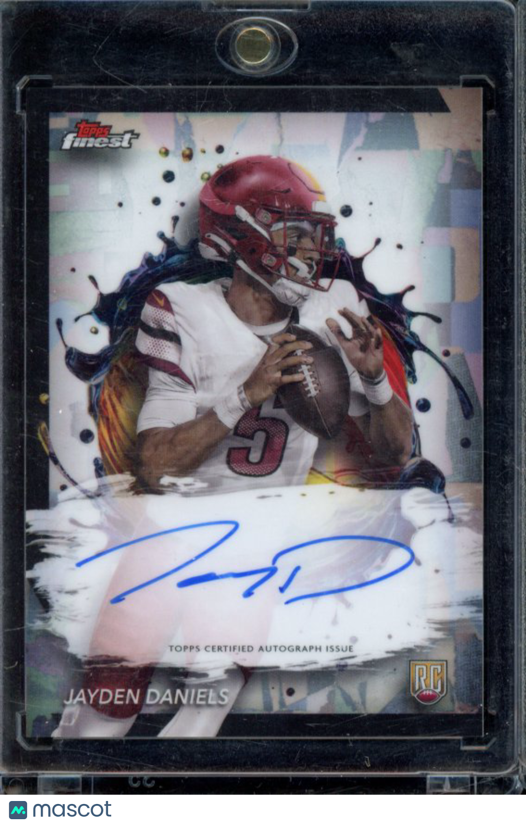 2024 Finest Jayden Daniels Refractor Rookie Auto