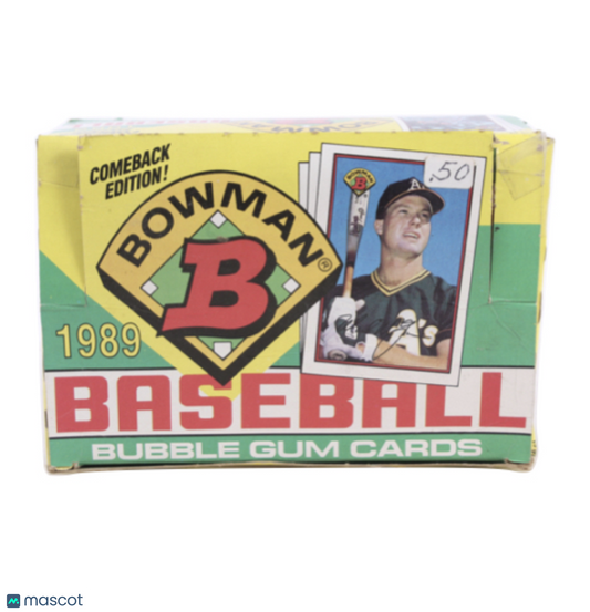 1989 Bowman Baseball Box