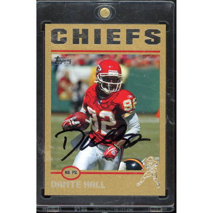 2004 Topps Dante Hall Gold #26 /499 IP Auto