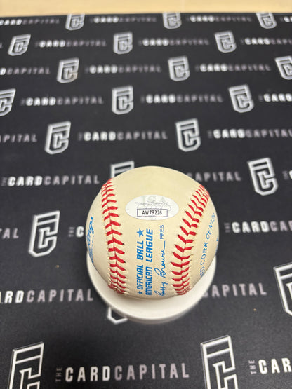 Wade Boggs Signed Official Major League Baseball JSA