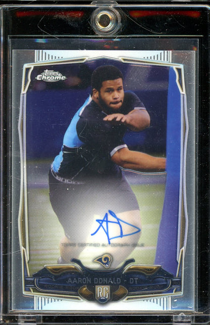 2014 Topps Chrome Aaron Donald Rookie Auto RC