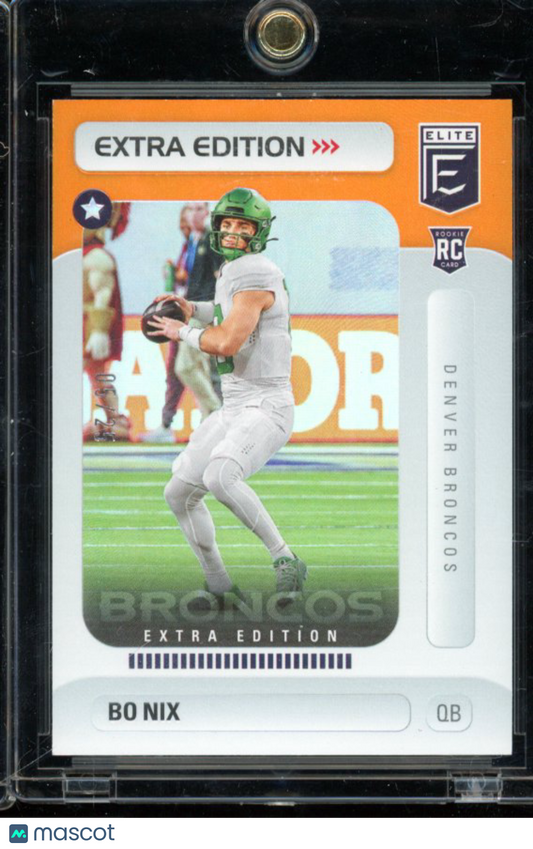 2024 Elite Bo Nix Extra Edition Rookie Orange /25