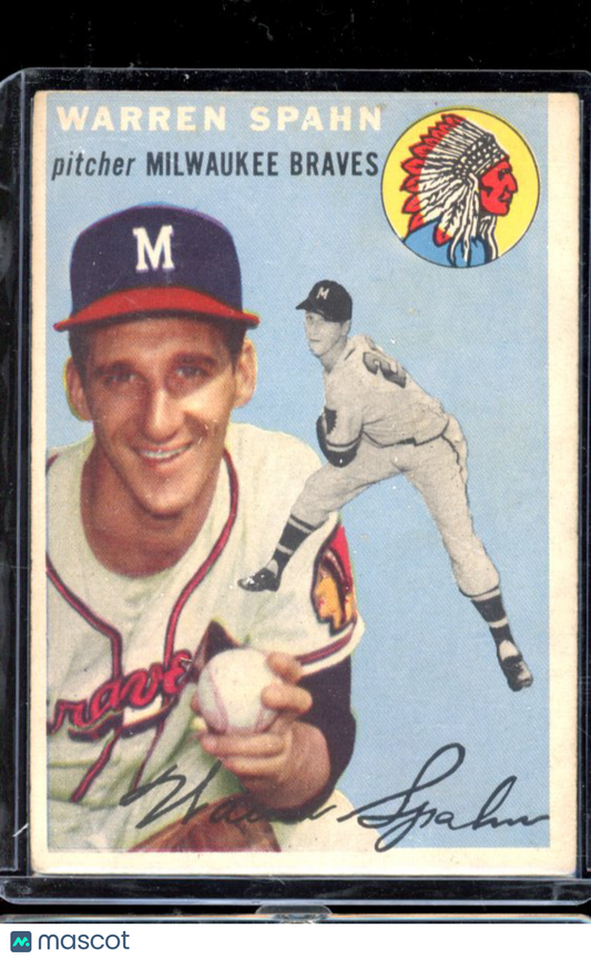 1954 Topps Warren Spahn #20