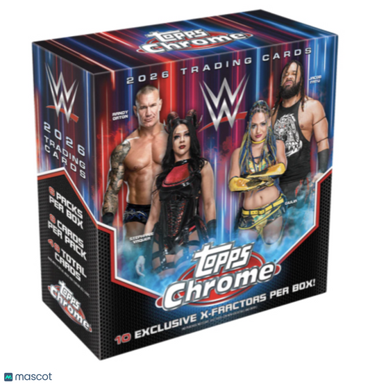 2026 Topps Chrome WWE Mega Box