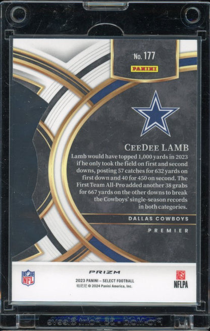 2023 Select Ceedee Lamb Zebra Die Cut SP