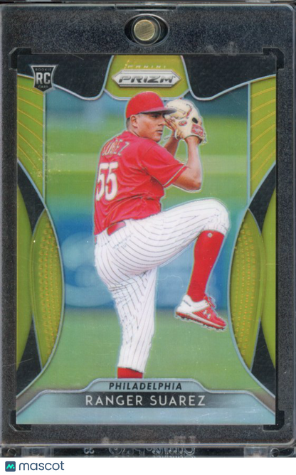 2019 Prizm Ranger Suarez Gold Rookie /10