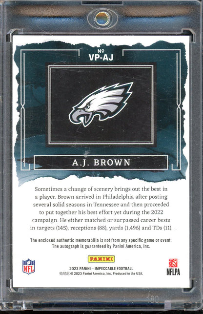 2023 Impeccable A.J. Brown Patch Auto /10