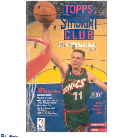 1996-97 Topps Stadium Club Basketball Series 1 Hobby Box