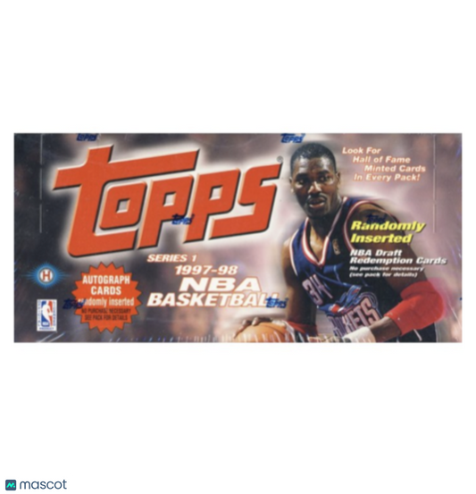 1997-98 Topps Series 1 Basketball HTA Box