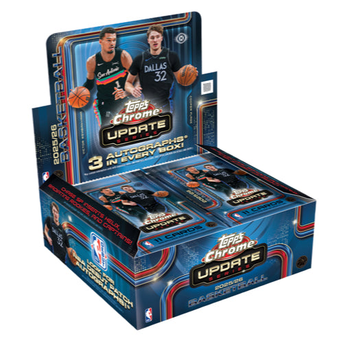 2025-26 Topps Chrome Update Series Basketball Jumbo Box
