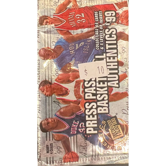 1999 Press Pass Authentics NBA Hobby Pack