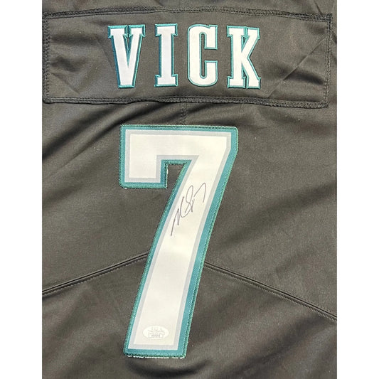 Michael Vick Autographed Black Phi Eagles Jersey JSA COA