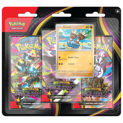 Pokemon Mega Evolution 5 Pitch Black 3-Pack Blister