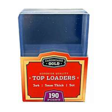 Cardboard Gold Toploaders 190 Point