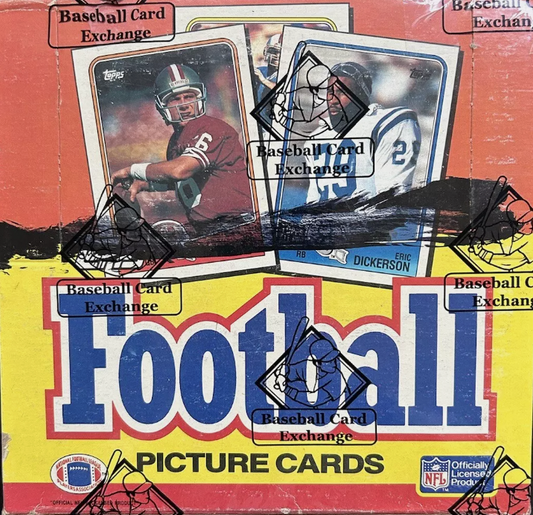 1988 Topps Football Sealed Wax Box BBCE Certified