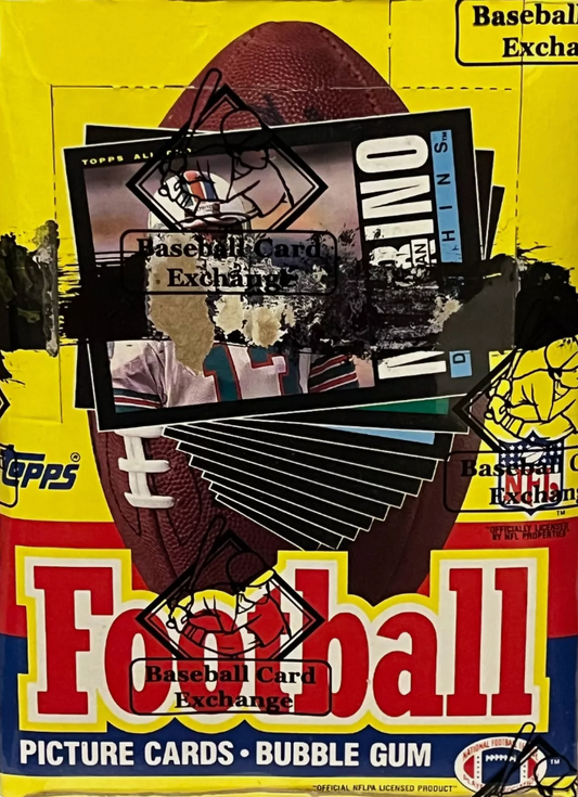 1985 Topps Football Sealed Wax Box BBCE Certified