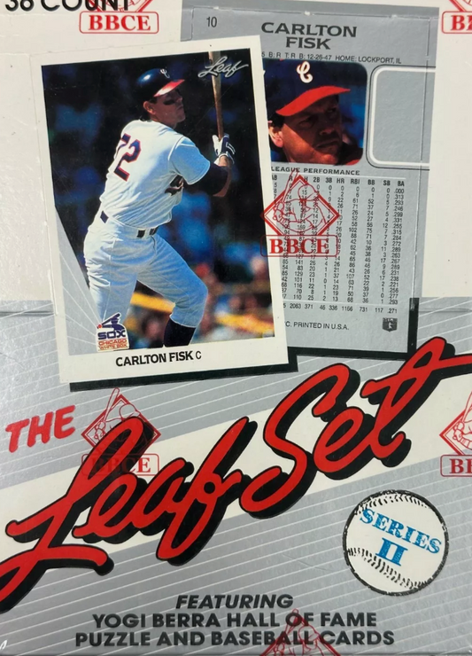 1990 Leaf Baseball Sealed Wax Box