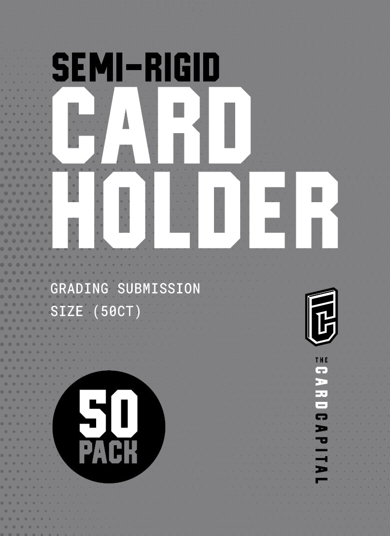Semi Rigid Card Holders - 50 Pack