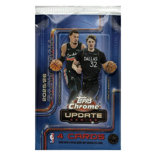 2025-26 Topps Chrome Update Series Basketball Hobby Pack