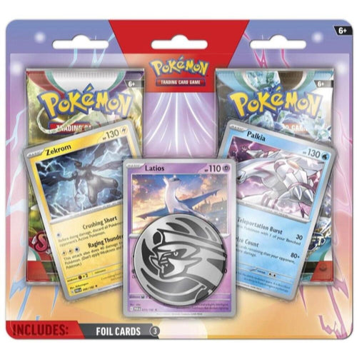 Pokemon Enhanced Latios, Zekrom & Palkia  2-Pack Blister Pack