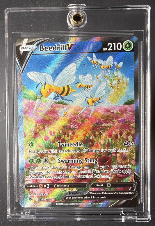 2022 Pokemon Sword & Shield Astral Radiance Beedrill V #161/189 Alternative Art Ultra Rare
