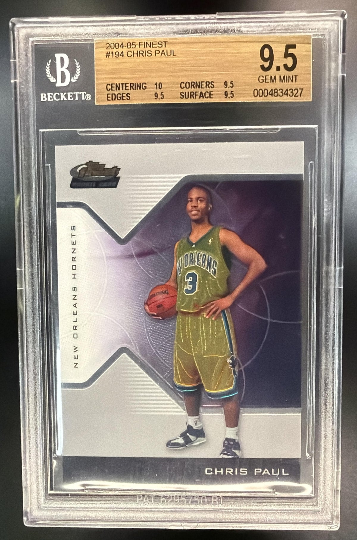 2004-05 Topps Finest Chris Paul #194 117/599 RC BGS 9.5