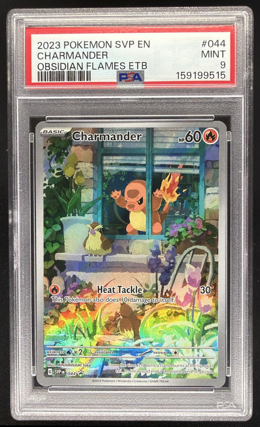 2023-25 Pokemon SV Black Star Promos Charmander #044 2023 PSA 9